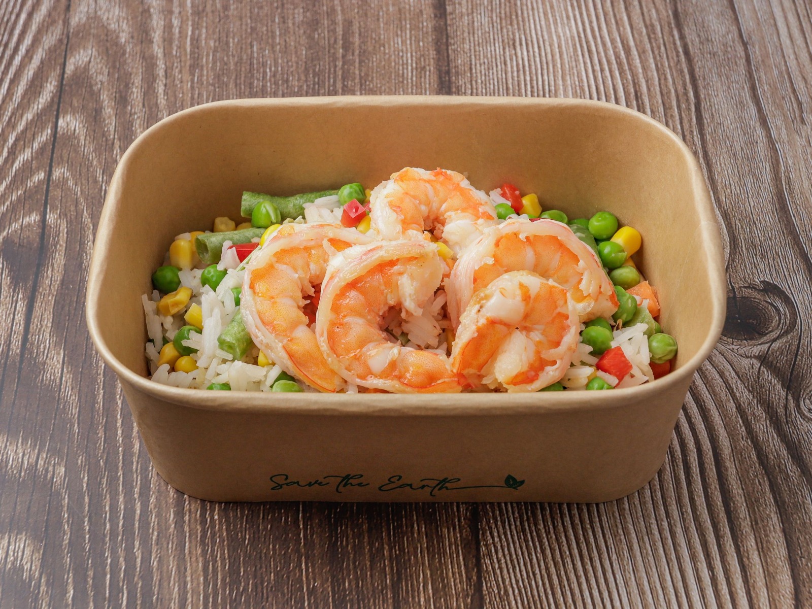 Рис с креветками